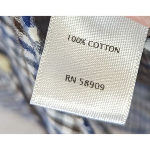 Class Club Boys size 14 16 Button Front Fit Long Sleeve All Cotton Size 14 to 16 - Picture 7 of 9